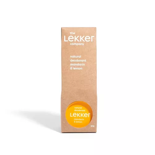 Természetes krémdezodor Mandarin és Citrom, 30g | The Lekker Company
