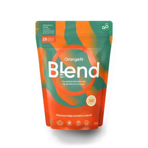 Proteine ​​​​Blend - Növényi fehérjepor keverék, vanília, 750g | Orangefit