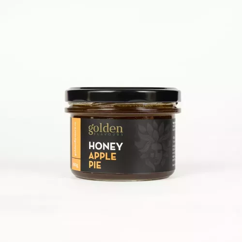 Bio méz almával és fahéjjal APPLE PIE, 260g | Golden Flavours