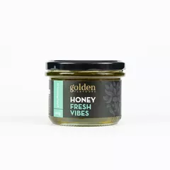 Bio méz mentával és citromfűvel FRESH VIBES, 260g | Golden Flavours